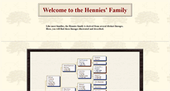 Desktop Screenshot of family.hennies.net